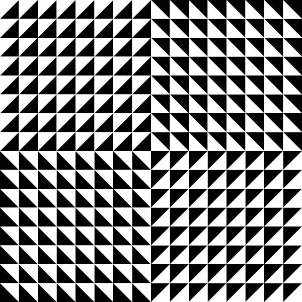 Look at this optical illusion picture and you can find shapes such as triangles, squares and diamonds.