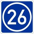 Number 26 - Free Picture of the Number Twenty Six