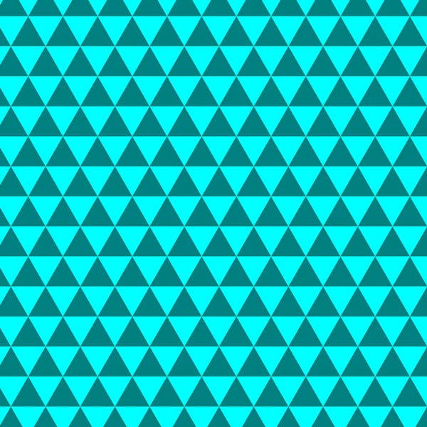 This pattern features an interlocked triangle tiling design that forms a geometric tessellation.