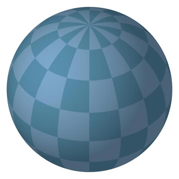 This picture features a sphere. A sphere is a curved 3D shape that is perfectly round and similar to a ball you might play soccer or basketball with.