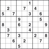 Challenging Printable Sudoku Puzzle Number 2