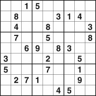 Hard Printable Sudoku Puzzle Number 3