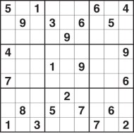 Hard Printable Sudoku Puzzle Number 5