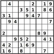 Medium Printable Sudoku Puzzle Number 1