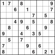 Medium Printable Sudoku Puzzle Number 6