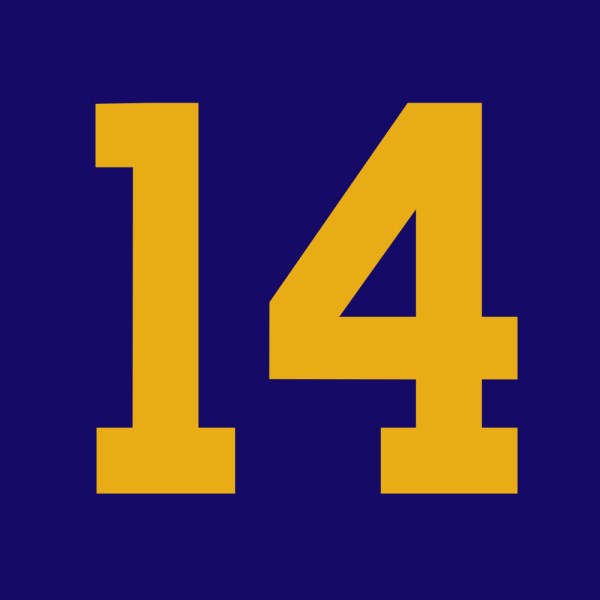 number 14 clipart