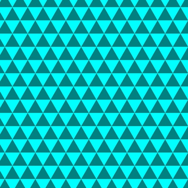 This pattern features an interlocked triangle tiling design that forms a geometric tessellation.