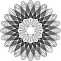 Guilloche Rosette Picture