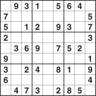 Medium Sudoku Puzzles Printable